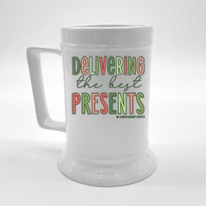 Delivering The Best Presents Labor And Delivery Christmas Beer Stein