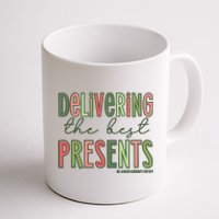 Delivering The Best Presents Labor And Delivery Christmas Coffee Mug