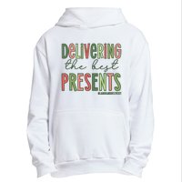 Delivering The Best Presents Labor And Delivery Christmas Urban Pullover Hoodie