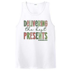 Delivering The Best Presents Labor And Delivery Christmas PosiCharge Competitor Tank