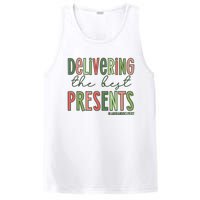 Delivering The Best Presents Labor And Delivery Christmas PosiCharge Competitor Tank