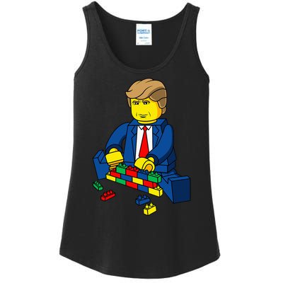 Donald Trump Build A Wall Ladies Essential Tank