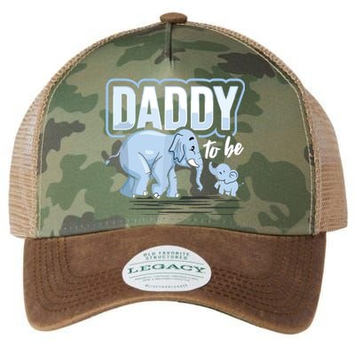 Daddy To Be Elephant Baby Shower Pregnancy Gift Soon To Be Legacy Tie Dye Trucker Hat