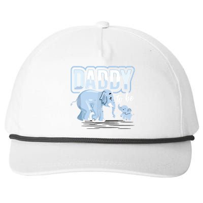 Daddy To Be Elephant Baby Shower Pregnancy Gift Soon To Be Snapback Five-Panel Rope Hat