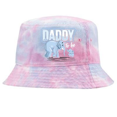 Daddy To Be Elephant Baby Shower Pregnancy Gift Soon To Be Tie-Dyed Bucket Hat