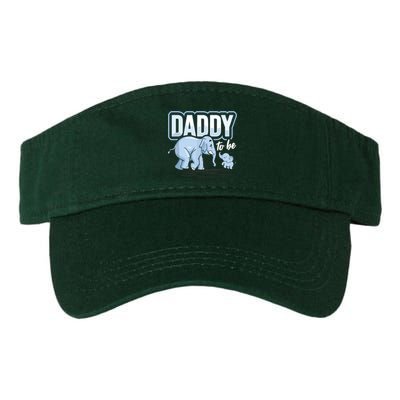 Daddy To Be Elephant Baby Shower Pregnancy Gift Soon To Be Valucap Bio-Washed Visor