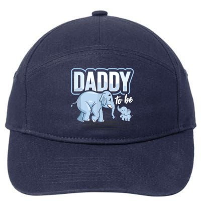 Daddy To Be Elephant Baby Shower Pregnancy Gift Soon To Be 7-Panel Snapback Hat