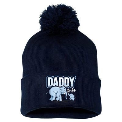 Daddy To Be Elephant Baby Shower Pregnancy Gift Soon To Be Pom Pom 12in Knit Beanie