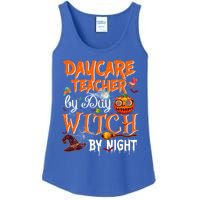 Daycare Teacher By Day Witch By Night Cute Gift Ladies Essential Tank