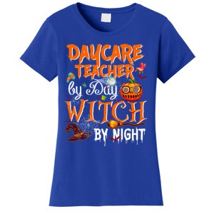 Daycare Teacher By Day Witch By Night Cute Gift Women's T-Shirt