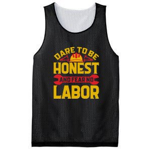 Dare To Be Honest And Fear No Labor Day Gift Mesh Reversible Basketball Jersey Tank