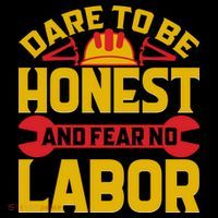 Dare To Be Honest And Fear No Labor Day Gift Pom Pom 12in Knit Beanie