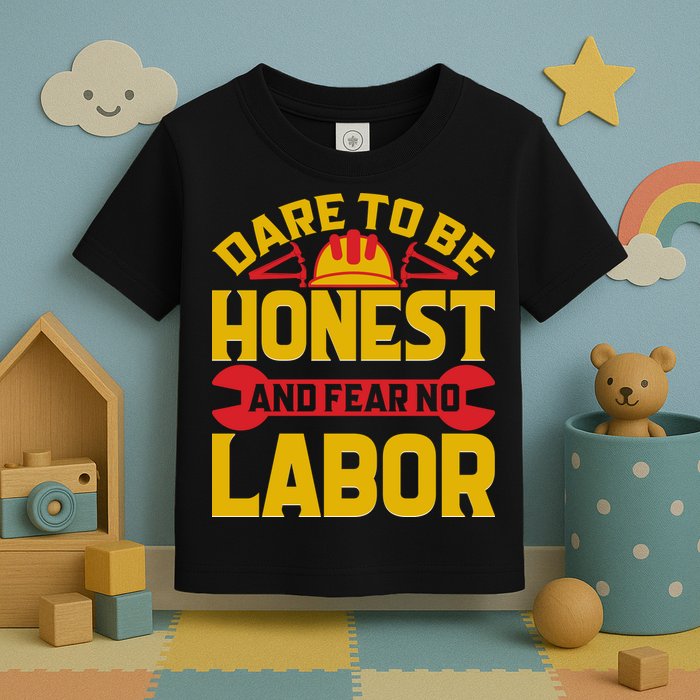 Dare To Be Honest And Fear No Labor Day Gift Toddler T-Shirt