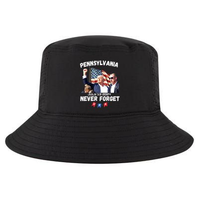 Donald Trump Butler Pennsylvania Never Forget Gift Cool Comfort Performance Bucket Hat
