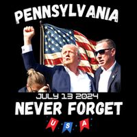 Donald Trump Butler Pennsylvania Never Forget Gift Tall T-Shirt