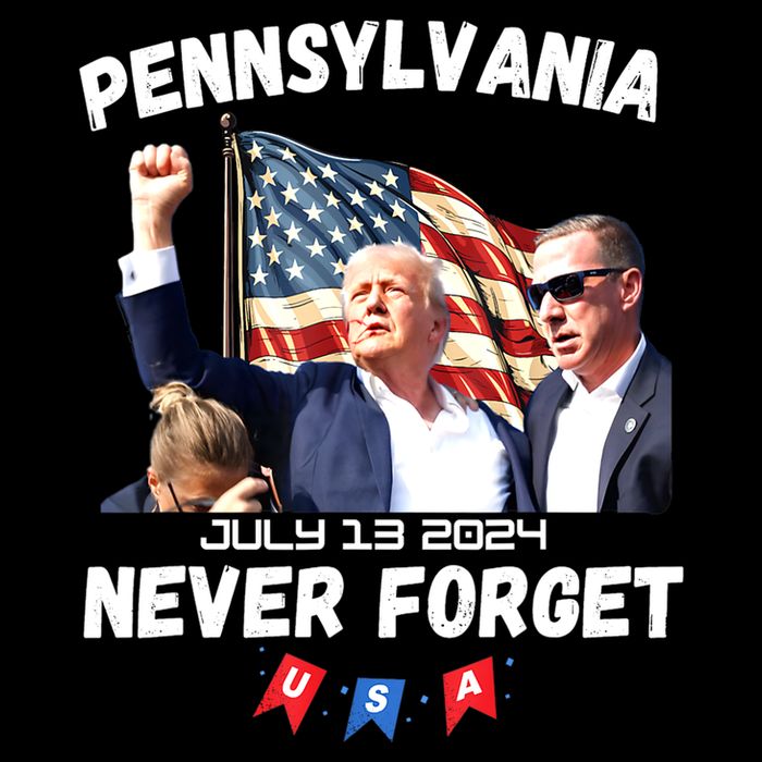 Donald Trump Butler Pennsylvania Never Forget Gift Tall T-Shirt
