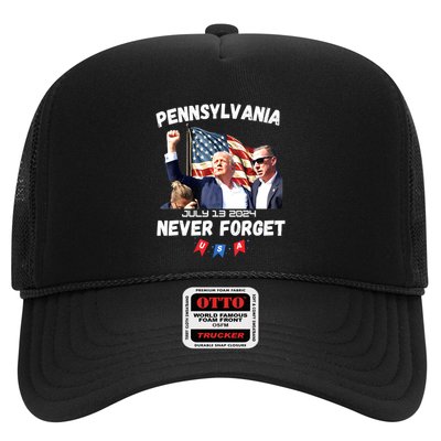 Donald Trump Butler Pennsylvania Never Forget Gift Trucker Hat
