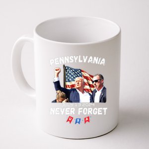 Donald Trump Butler Pennsylvania Never Forget Gift Coffee Mug