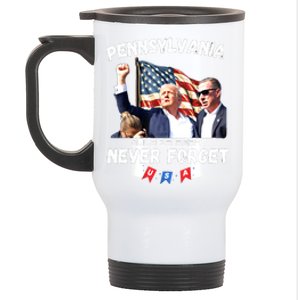 Donald Trump Butler Pennsylvania Never Forget Gift Stainless Steel Travel Mug