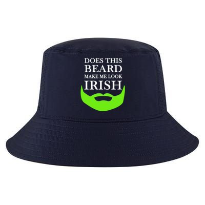 Does This Beard Make Me Look Irish Funny St Patty's Cool Comfort Performance Bucket Hat