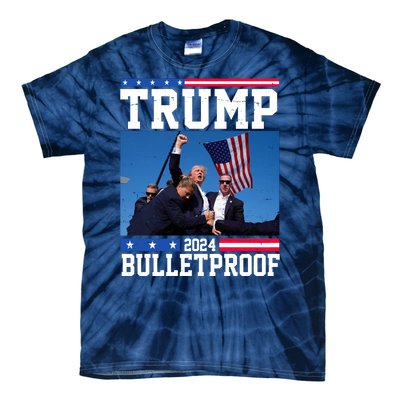 Donald Trump Bulletproof Fight Fist Legend 2024 Tie-Dye T-Shirt