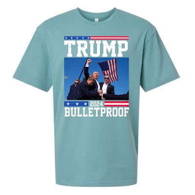 Donald Trump Bulletproof Fight Fist Legend 2024 Sueded Cloud Jersey T-Shirt