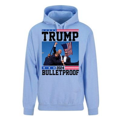 Donald Trump Bulletproof Fight Fist Legend 2024 Unisex Surf Hoodie