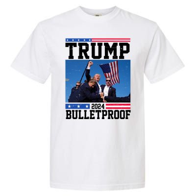 Donald Trump Bulletproof Fight Fist Legend 2024 Garment-Dyed Heavyweight T-Shirt