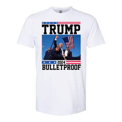 Donald Trump Bulletproof Fight Fist Legend 2024 Softstyle® CVC T-Shirt