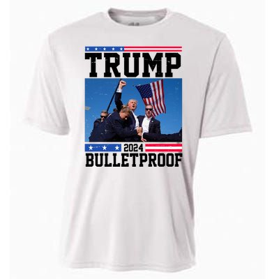 Donald Trump Bulletproof Fight Fist Legend 2024 Cooling Performance Crew T-Shirt