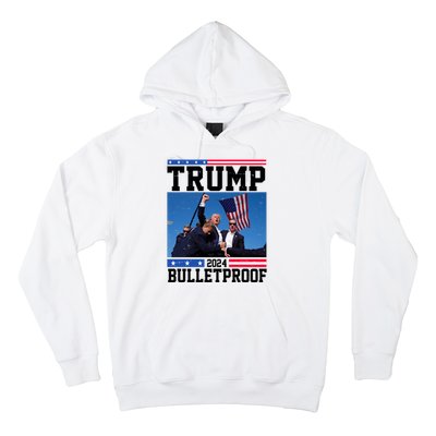 Donald Trump Bulletproof Fight Fist Legend 2024 Hoodie