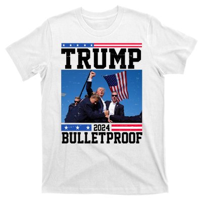 Donald Trump Bulletproof Fight Fist Legend 2024 T-Shirt