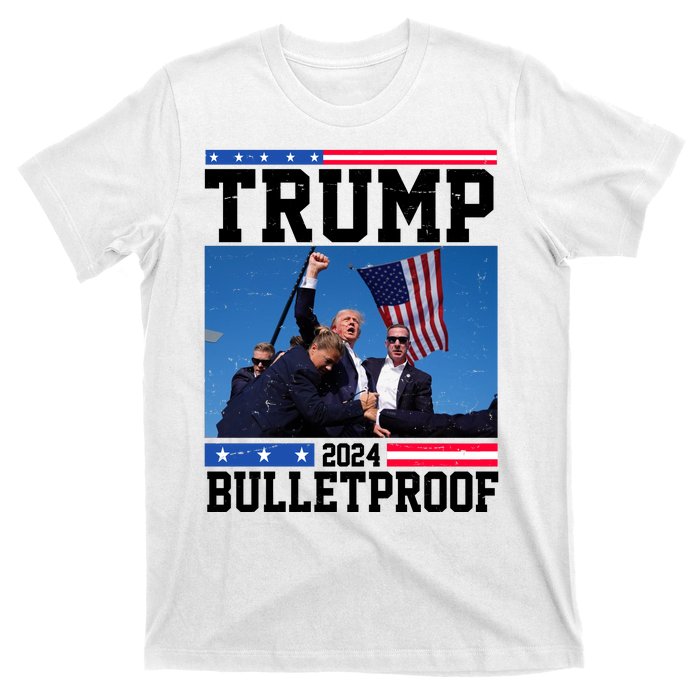 Donald Trump Bulletproof Fight Fist Legend 2024 T-Shirt