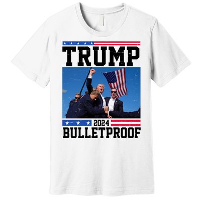 Donald Trump Bulletproof Fight Fist Legend 2024 Premium T-Shirt