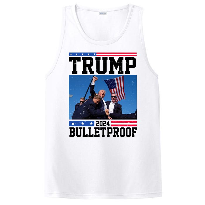 Donald Trump Bulletproof Fight Fist Legend 2024 PosiCharge Competitor Tank