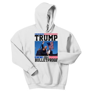 Donald Trump Bulletproof Fight Fist Legend 2024 Kids Hoodie