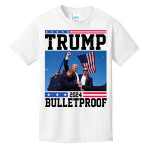 Donald Trump Bulletproof Fight Fist Legend 2024 Kids T-Shirt