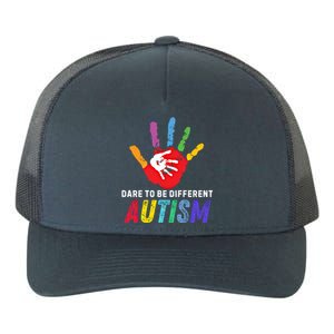 Dare To Be Different Autism Autism Awareness Cool Gift Yupoong Adult 5-Panel Trucker Hat