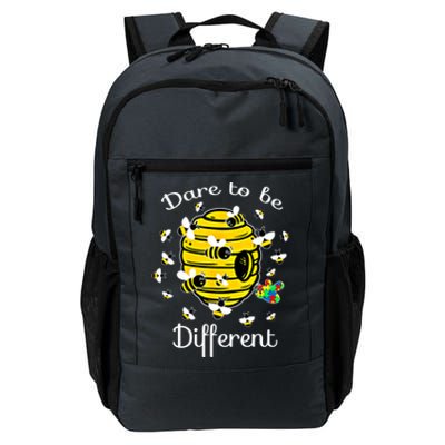 Dare To Be Different Bee Puzzle Cool Autism Awareness Gift Daily Commute Backpack