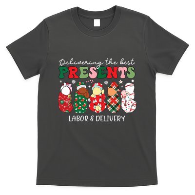 Delivering The Best Presents Labor Delivery Nurse Christmas T-Shirt