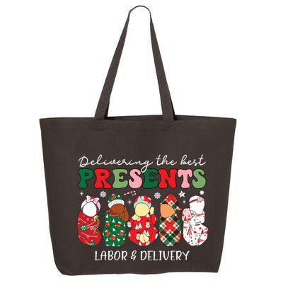 Delivering The Best Presents Labor Delivery Nurse Christmas 25L Jumbo Tote