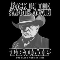 Donald Trump Back In The Saddle Again Flatbill Hat