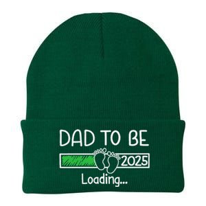 Dad To Be 2025 Dad Loading 2025 Father Knit Cap Winter Beanie