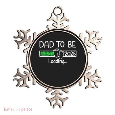 Dad To Be 2025 Dad Loading 2025 Father Metallic Star Ornament