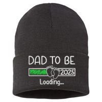 Dad To Be 2025 Dad Loading 2025 Father Sustainable Knit Beanie