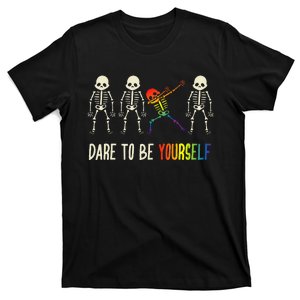 Dare To Be Yourself Cute Lgbt Pride T-Shirt