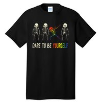 Dare To Be Yourself Cute Lgbt Pride Tall T-Shirt