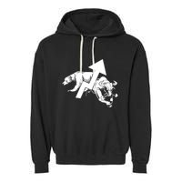 Day Trading Bear Bull Stock Market Day Trader Garment-Dyed Fleece Hoodie