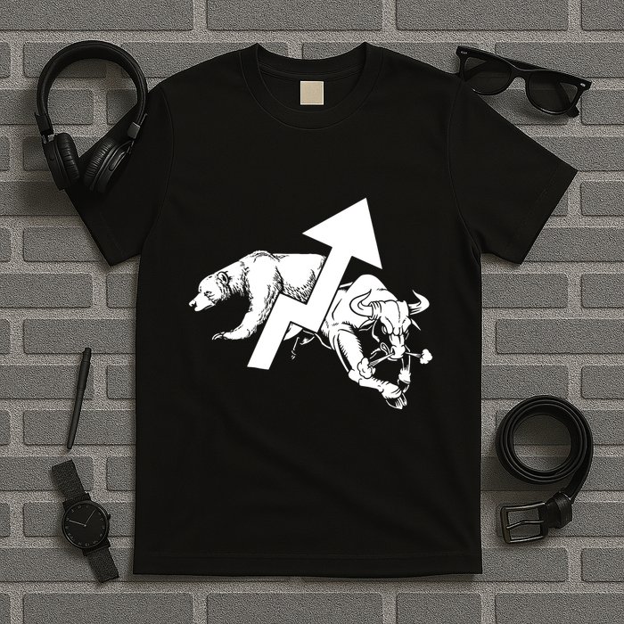 Day Trading Bear Bull Stock Market Day Trader T-Shirt