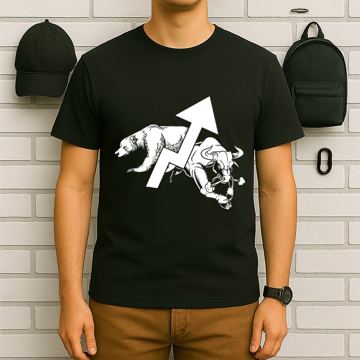 Day Trading Bear Bull Stock Market Day Trader T-Shirt